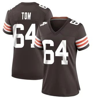 Women's Cameron Tom Brown Game Team Color Football Jersey