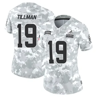 Women's Cedric Tillman Arctic Camo Limited 2024 Salute to Service Football Jersey