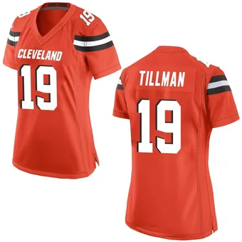 Women's Cedric Tillman Orange Game Alternate Football Jersey