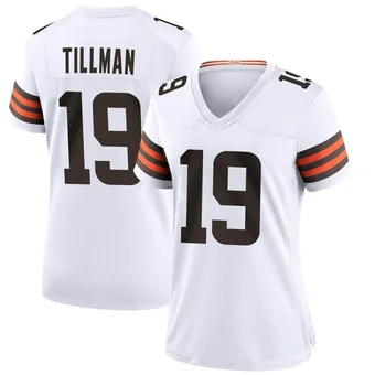 Women's Cedric Tillman White Game Football Jersey