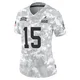 Women's Charlie Whitehurst Arctic Camo Limited 2024 Salute to Service Football Jersey