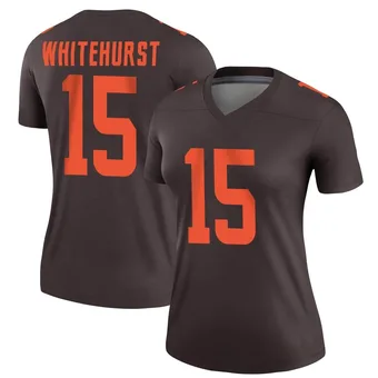 Women's Charlie Whitehurst Brown Legend Alternate Football Jersey