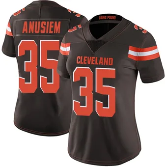 Women's Chigozie Anusiem Brown Limited Team Color Vapor Untouchable Football Jersey