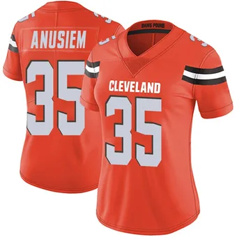 Women's Chigozie Anusiem Orange Limited Alternate Vapor Untouchable Football Jersey