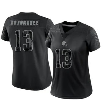 Women's Corey Bojorquez Black Limited Reflective Football Jersey