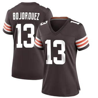 Women's Corey Bojorquez Brown Game Team Color Football Jersey