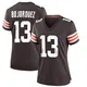 Women's Corey Bojorquez Brown Game Team Color Football Jersey