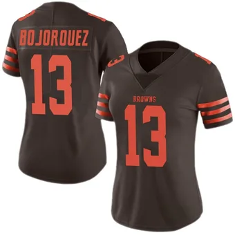 Women's Corey Bojorquez Brown Limited Color Rush Football Jersey