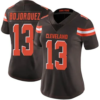 Women's Corey Bojorquez Brown Limited Team Color Vapor Untouchable Football Jersey