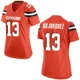 Women's Corey Bojorquez Orange Game Alternate Football Jersey