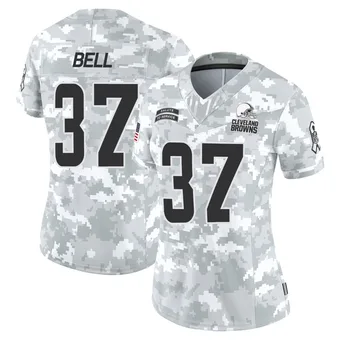 Women's D'Anthony Bell Arctic Camo Limited 2024 Salute to Service Football Jersey