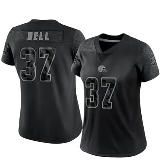 Women's D'Anthony Bell Black Limited Reflective Football Jersey