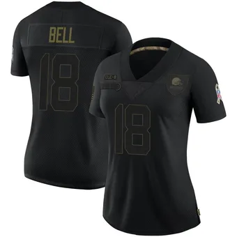 Women's David Bell Black Limited 2020 Salute To Service Football Jersey