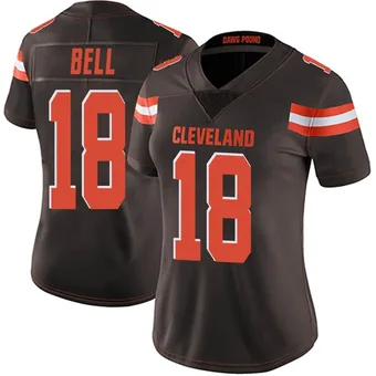 Women's David Bell Brown Limited Team Color Vapor Untouchable Football Jersey