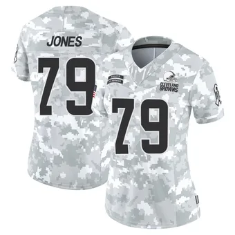 Women's Dawand Jones Arctic Camo Limited 2024 Salute to Service Football Jersey