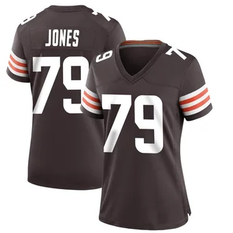 Women's Dawand Jones Brown Game Team Color Football Jersey