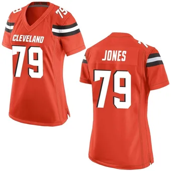 Women's Dawand Jones Orange Game Alternate Football Jersey