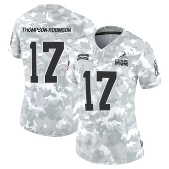 Women's Dorian Thompson-Robinson Arctic Camo Limited 2024 Salute to Service Football Jersey