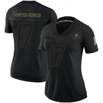 Women's Dorian Thompson-Robinson Black Limited 2020 Salute To Service Football Jersey