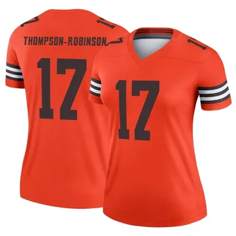 Women's Dorian Thompson-Robinson Orange Legend Inverted Football Jersey