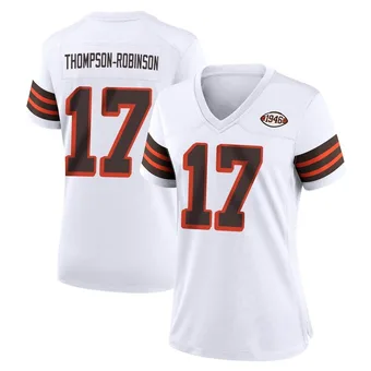 Women's Dorian Thompson-Robinson White Game 1946 Collection Alternate Football Jersey