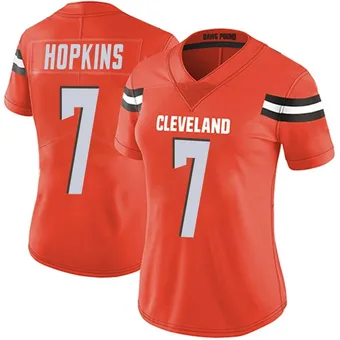 Women's Dustin Hopkins Orange Limited Alternate Vapor Untouchable Football Jersey