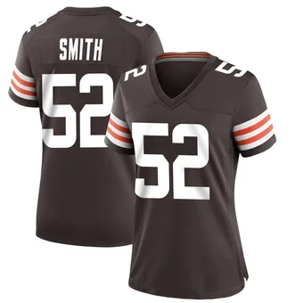 Women's Elerson G. Smith Brown Game Team Color Football Jersey