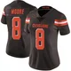 Women's Elijah Moore Brown Limited Team Color Vapor Untouchable Football Jersey