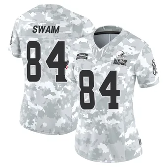 Women's Geoff Swaim Arctic Camo Limited 2024 Salute to Service Football Jersey