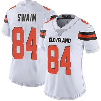 Women's Geoff Swaim White Limited Vapor Untouchable Football Jersey