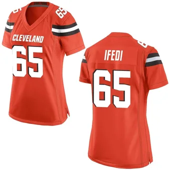 Women's Germain Ifedi Orange Game Alternate Football Jersey