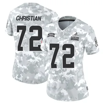 Women's Geron Christian Arctic Camo Limited 2024 Salute to Service Football Jersey