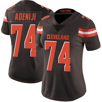 Women's Hakeem Adeniji Brown Limited Team Color Vapor Untouchable Football Jersey