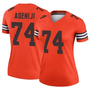 Women's Hakeem Adeniji Orange Legend Inverted Football Jersey