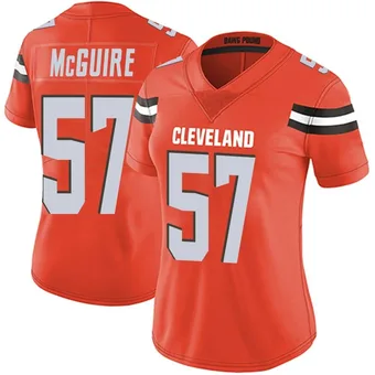 Women's Isaiah McGuire Orange Limited Alternate Vapor Untouchable Football Jersey