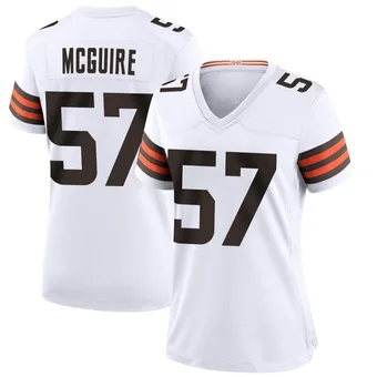 Women's Isaiah McGuire White Game Football Jersey