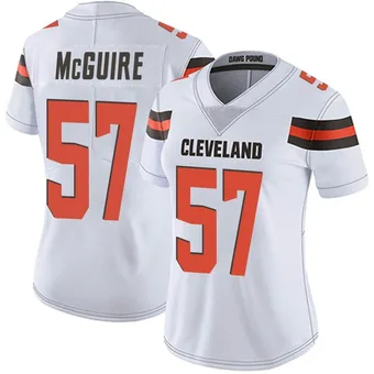 Women's Isaiah McGuire White Limited Vapor Untouchable Football Jersey