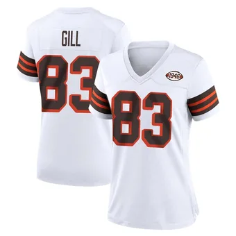 Women's Jaelen Gill White Game 1946 Collection Alternate Football Jersey