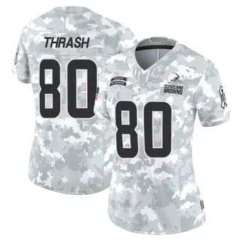 Women's Jamari Thrash Arctic Camo Limited 2024 Salute to Service Football Jersey