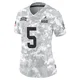 Women's Jameis Winston Arctic Camo Limited 2024 Salute to Service Football Jersey