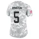 Women's Jameis Winston Arctic Camo Limited 2024 Salute to Service Football Jersey