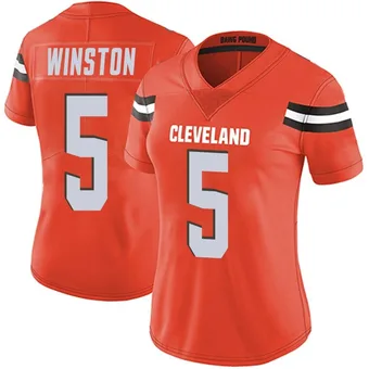 Women's Jameis Winston Orange Limited Alternate Vapor Untouchable Football Jersey