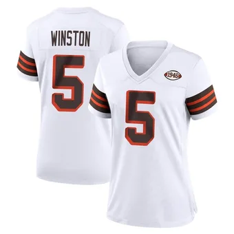 Women's Jameis Winston White Game 1946 Collection Alternate Football Jersey