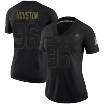 Women's James Houston Black Limited 2020 Salute To Service Football Jersey