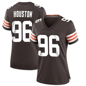 Women's James Houston Brown Game Team Color Football Jersey