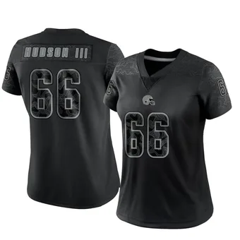 Women's James Hudson III Black Limited Reflective Football Jersey