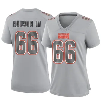 Women's James Hudson III Gray Game Atmosphere Fashion Football Jersey