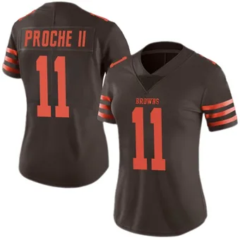 Women's James Proche II Brown Limited Color Rush Football Jersey