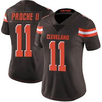 Women's James Proche II Brown Limited Team Color Vapor Untouchable Football Jersey