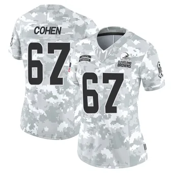 Women's Javion Cohen Arctic Camo Limited 2024 Salute to Service Football Jersey